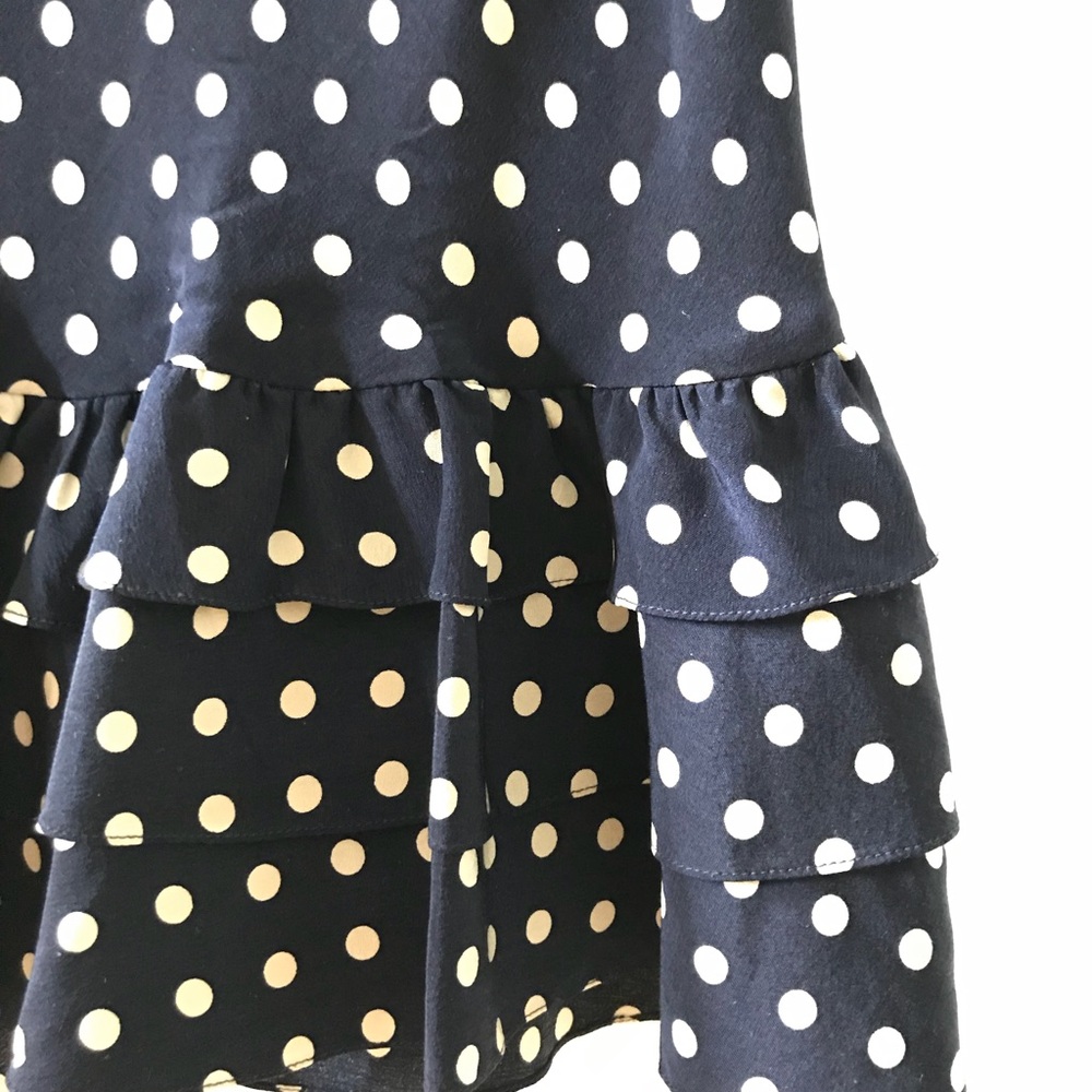 <Ralph Lauren> Silk Dot frilled Skirt - Picture 3 of 4
